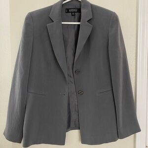 Kasper women’s grey blazer size 6 petite